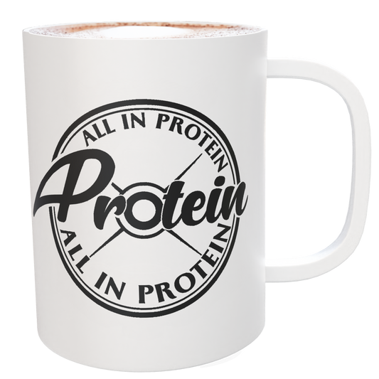 All in Protein Tasse